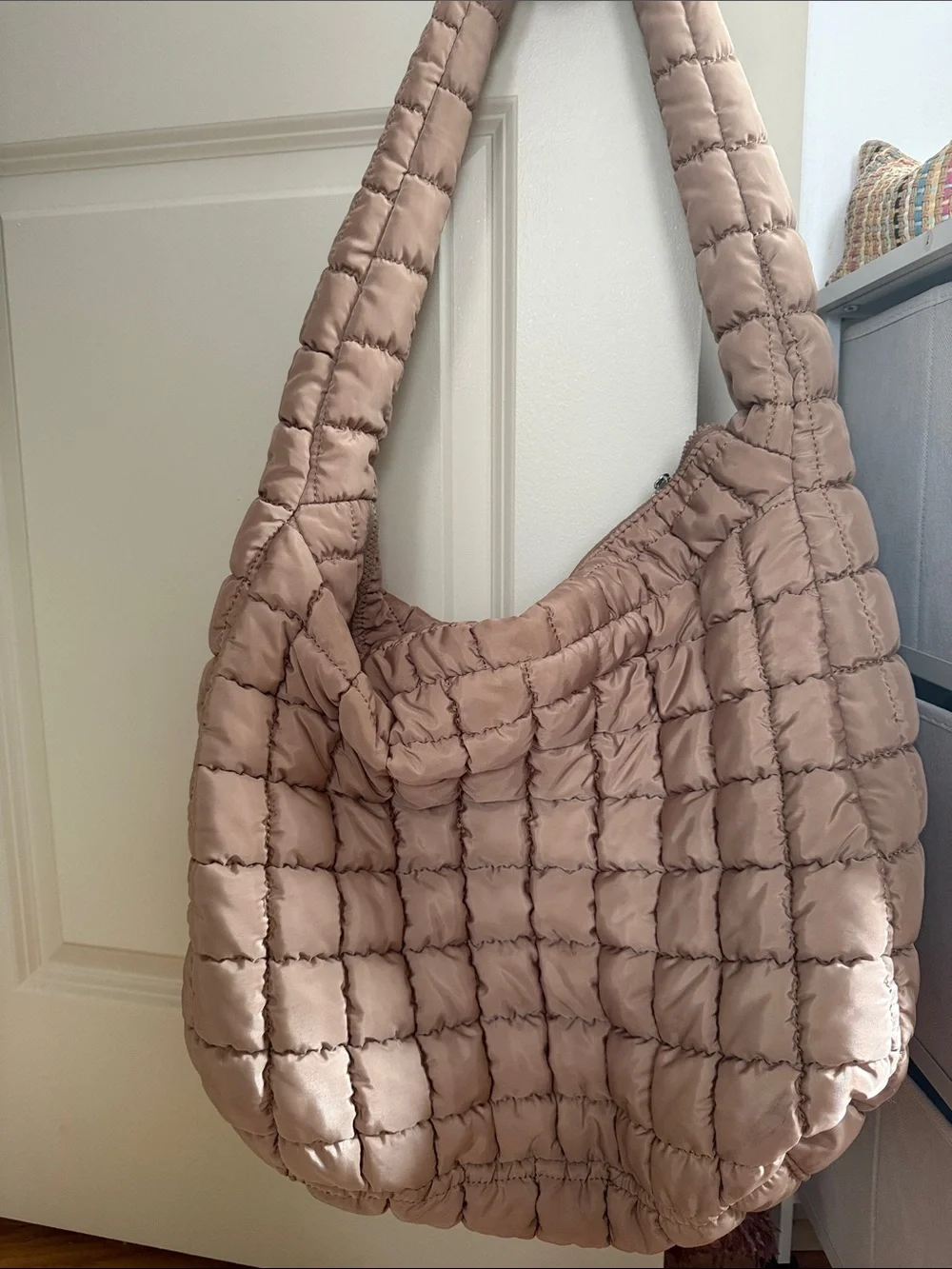 Free People Quilted Carryall Bag